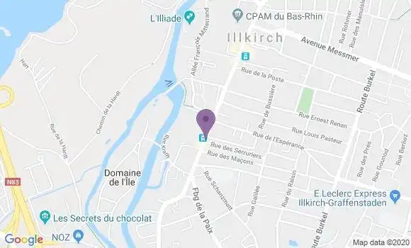 Localisation Caisse d