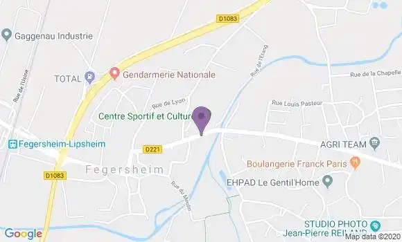 Localisation Caisse d