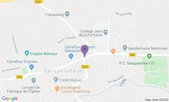 Localisation Caisse d