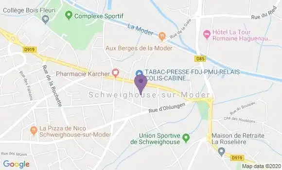 Localisation Caisse d