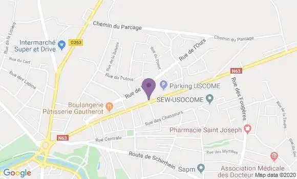 Localisation Caisse d