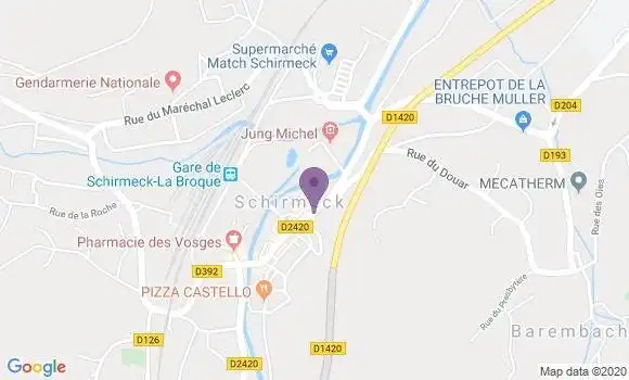 Localisation Caisse d