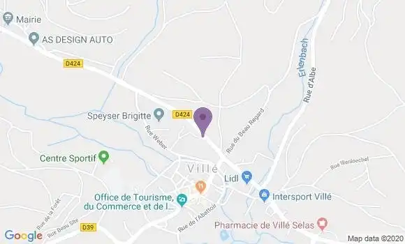 Localisation Caisse d