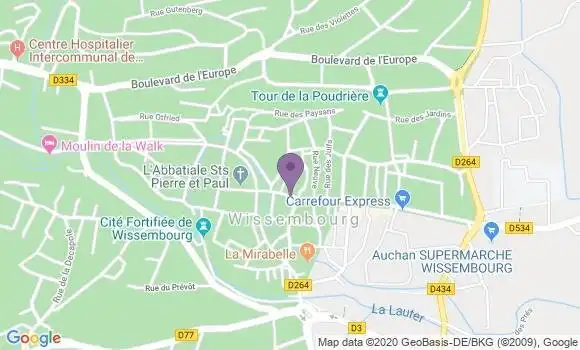Localisation Caisse d