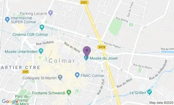 Localisation Caisse d