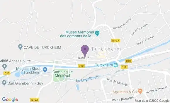 Localisation Caisse d