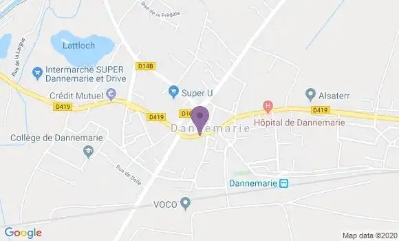 Localisation Caisse d