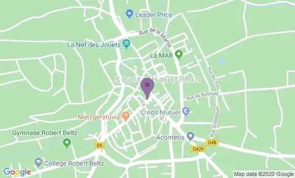Localisation Caisse d