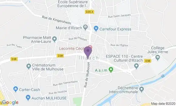 Localisation Caisse d