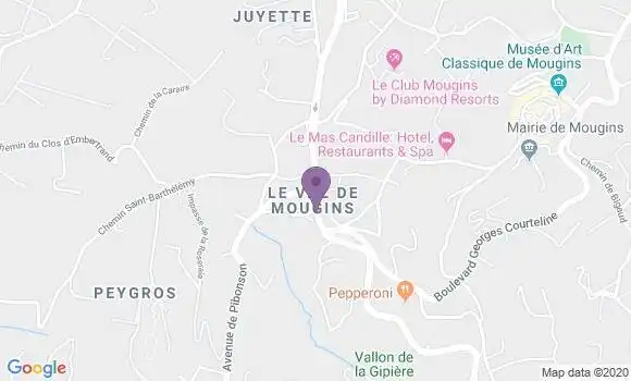 Localisation Société Générale Agence de Mougins