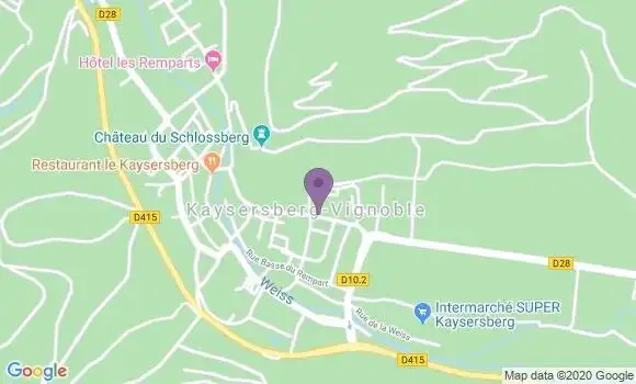 Localisation Caisse d