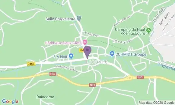 Localisation Caisse d