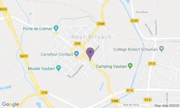 Localisation Caisse d