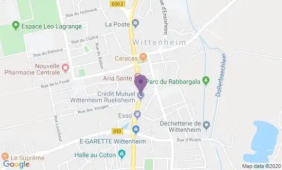 Localisation Caisse d