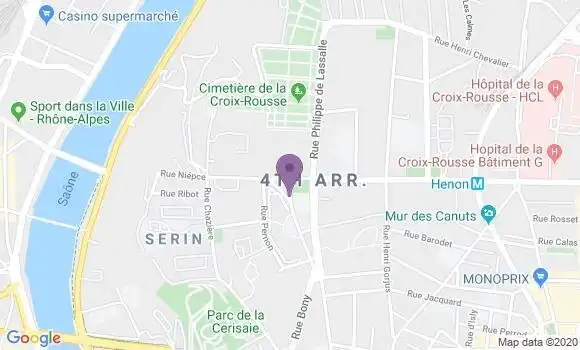 Localisation Caisse d