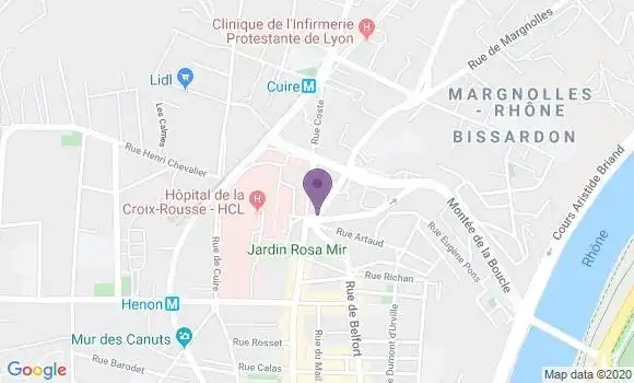 Localisation Caisse d