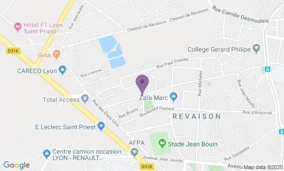 Localisation Caisse d