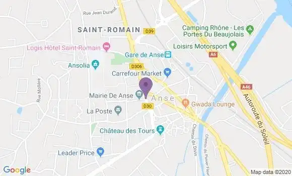 Localisation Caisse d