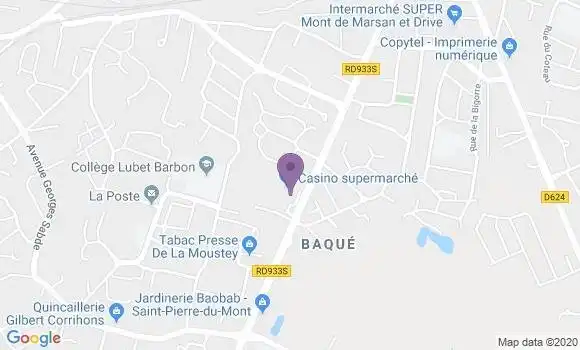 Localisation Société Générale Agence de Saint Pierre du Mont