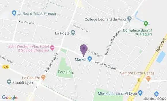 Localisation Caisse d