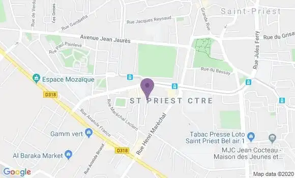 Localisation Caisse d