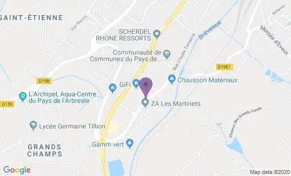 Localisation Caisse d