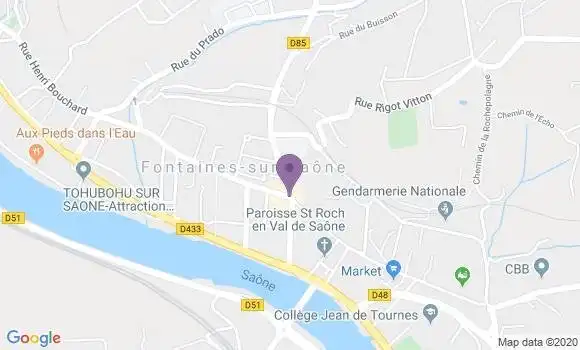 Localisation Caisse d