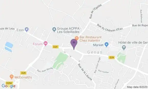 Localisation Caisse d
