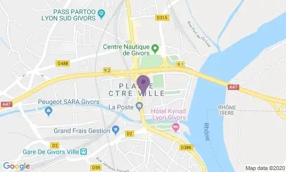 Localisation Caisse d