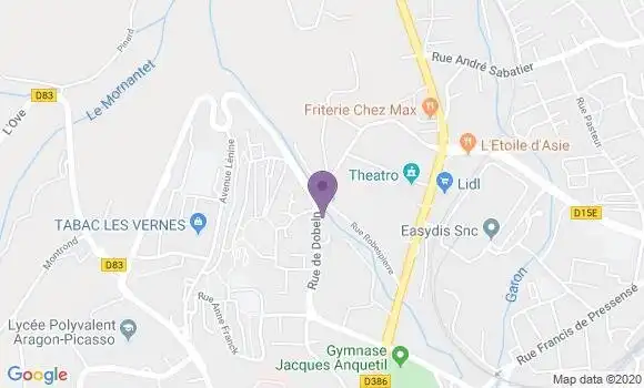 Localisation Caisse d