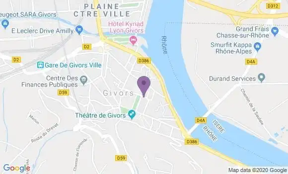 Localisation Caisse d