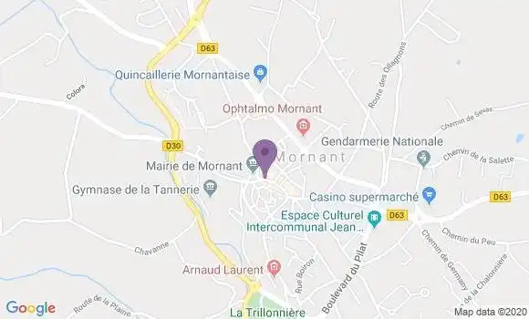 Localisation Caisse d