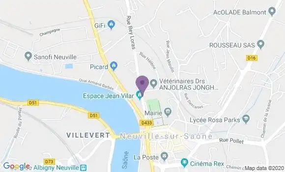 Localisation Caisse d