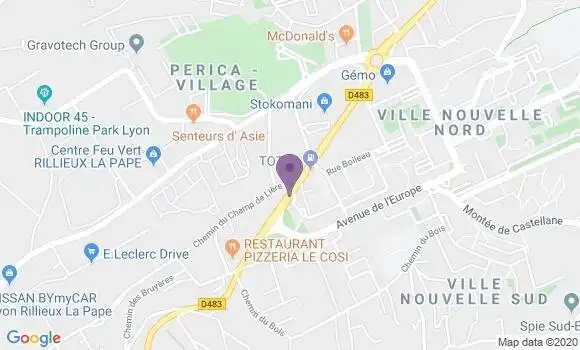 Localisation Caisse d