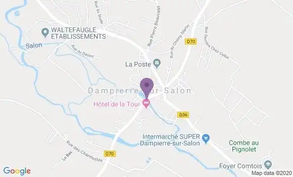 Localisation Caisse d