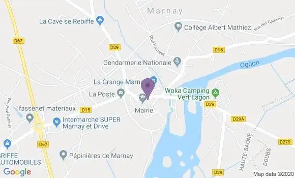 Localisation Caisse d