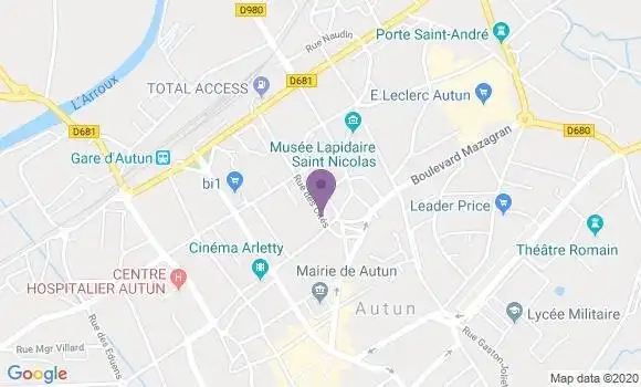 Localisation Caisse d