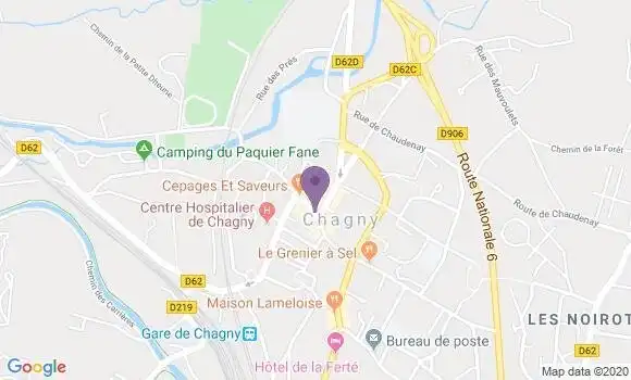 Localisation Caisse d