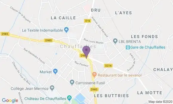 Localisation Caisse d