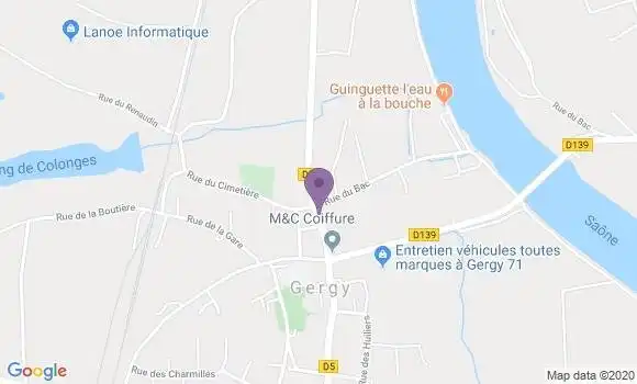Localisation Caisse d