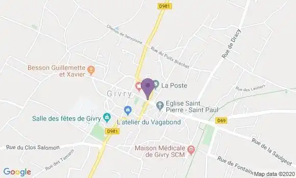 Localisation Caisse d