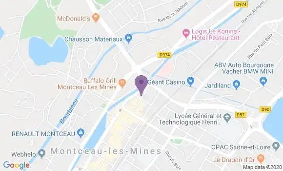 Localisation Caisse d