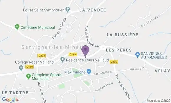 Localisation Caisse d