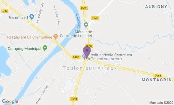 Localisation Caisse d