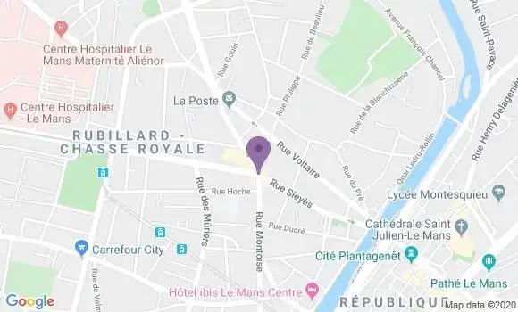 Localisation Caisse d