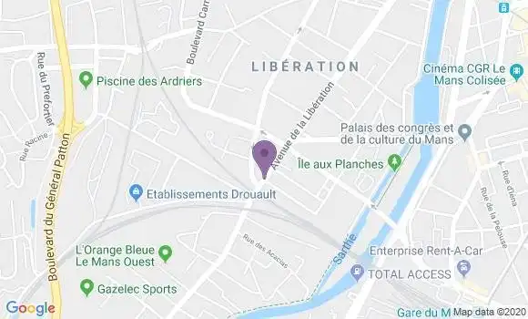 Localisation Caisse d