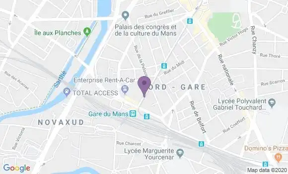 Localisation Caisse d
