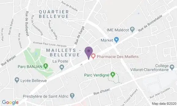 Localisation Caisse d
