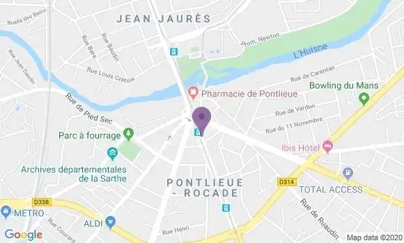 Localisation Caisse d