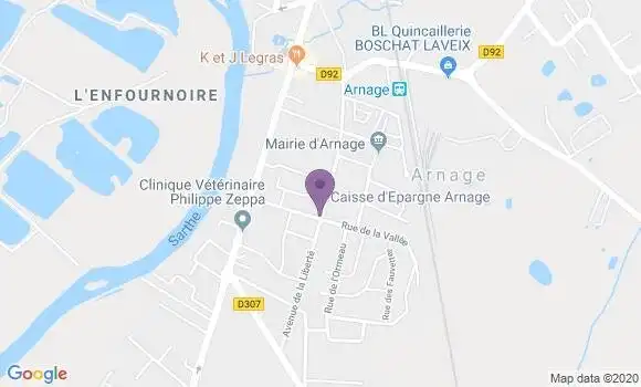 Localisation Caisse d